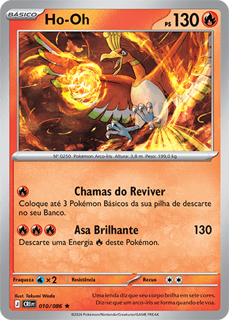 Ho-Oh — carta Pokémon TCG