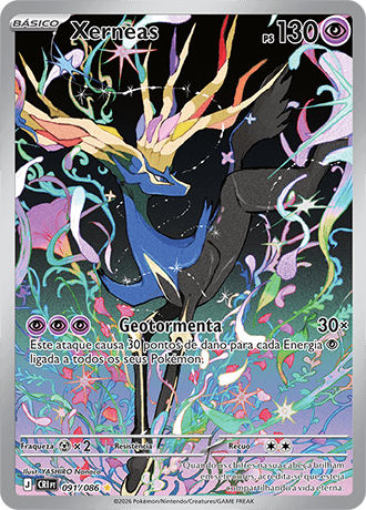 Xerneas — carta Pokémon TCG
